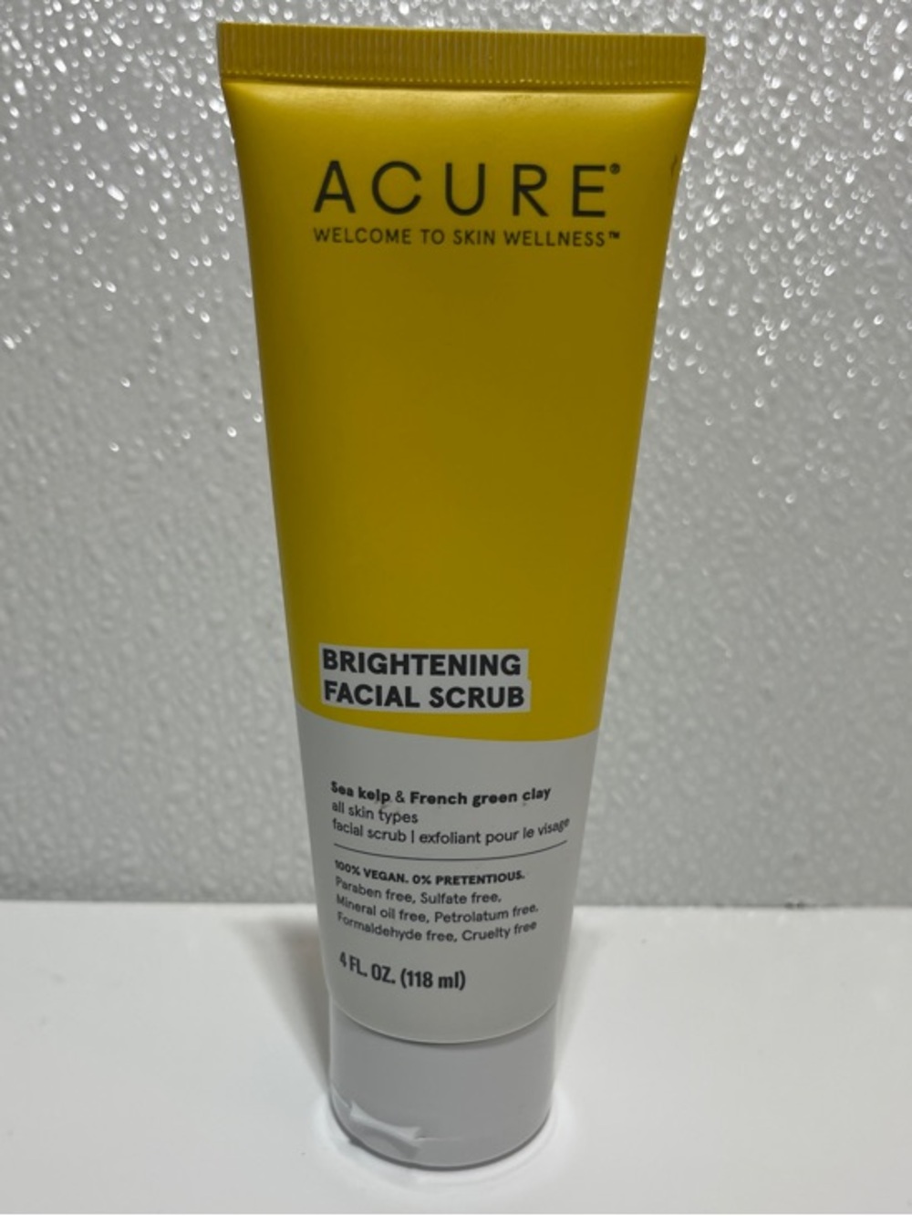 5/$25 Acure Brightening Facial Scrub - Sea kelp & French clay
